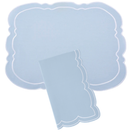 Charleston Pale Blue & White Placemat & Napkin