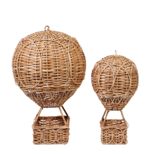 Natural Wicker Hot Air Balloon - Noble Designs