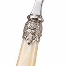 Ivory Pearlized Five Piece Flatware Set