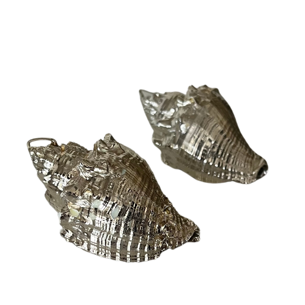 Small Silver Decorative Seashells - Noble Designs