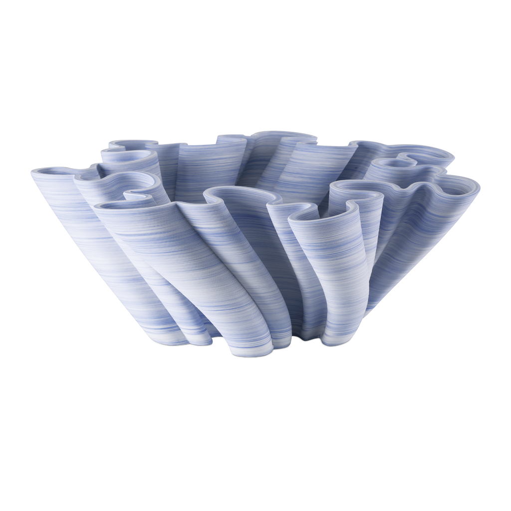 Twirl Blue Bowl - Noble Designs