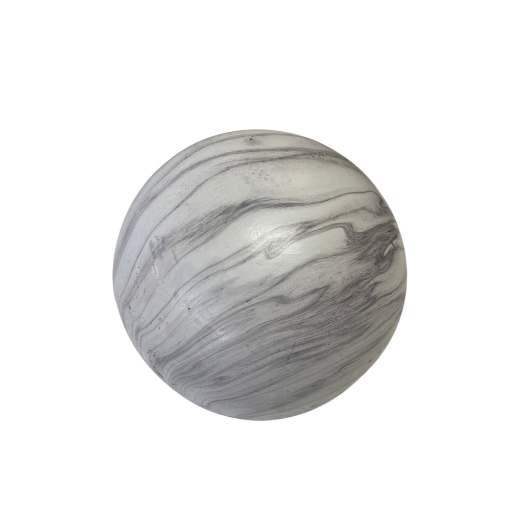 Faux Marble Plaster Sphere - Noble Designs