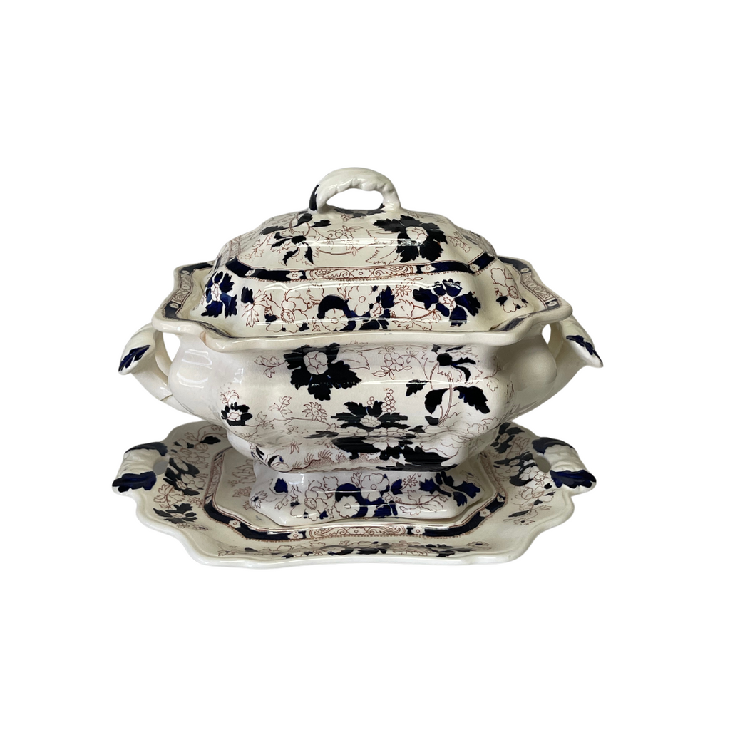 Vintage English Three Piece Tureen - Noble Designs