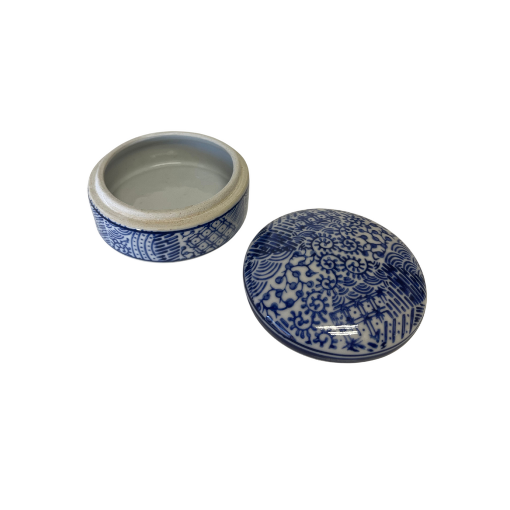 Porcelain Blue and White Trinket Box - Noble Designs