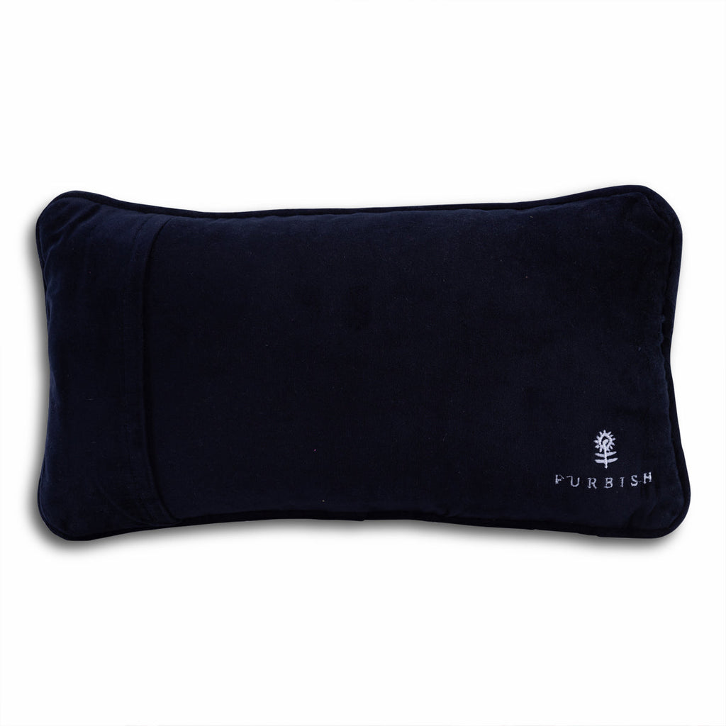 Sober Needlepoint Pillow - Noble Designs