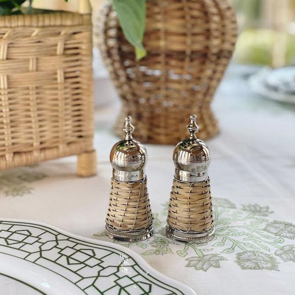 Wicker Salt and Pepper Shaker - Noble Designs