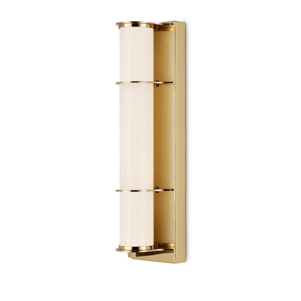 Blaine Brass Bath Wall Sconce - Noble Designs