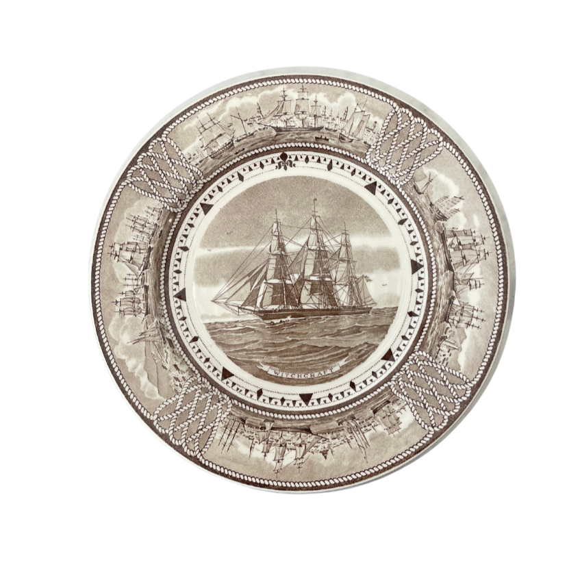 Wedgewood American Clipper Ship Plates, Set of 4 - Noble Workroom