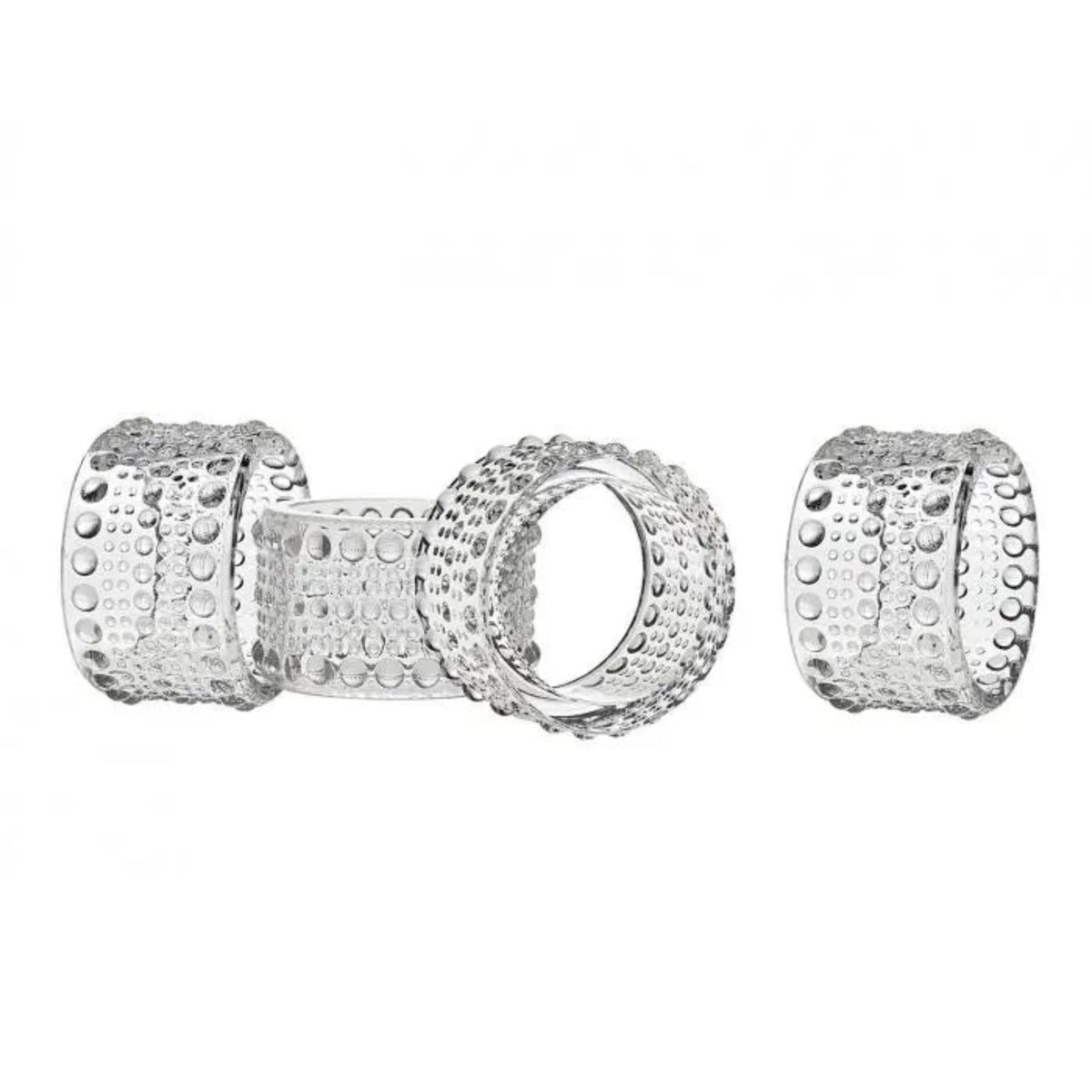 Lumina Napkin Rings, Set of 4 - Noble Designs