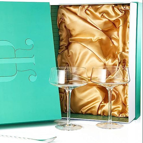 Luxury Martini Glass, Set of 2  - Noble Designs