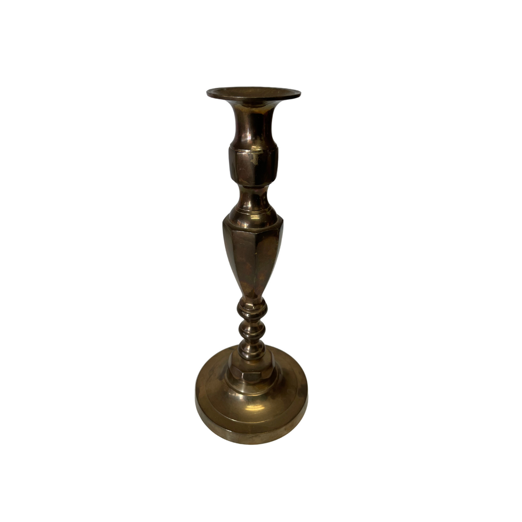 Tall Brass Candlestick - Noble Designs