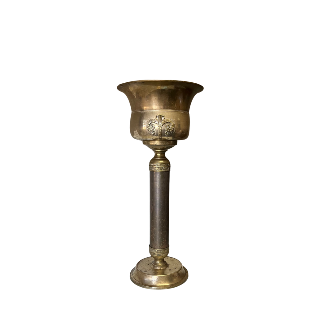 Vintage Standing Brass Champagne Bucket - Noble Designs