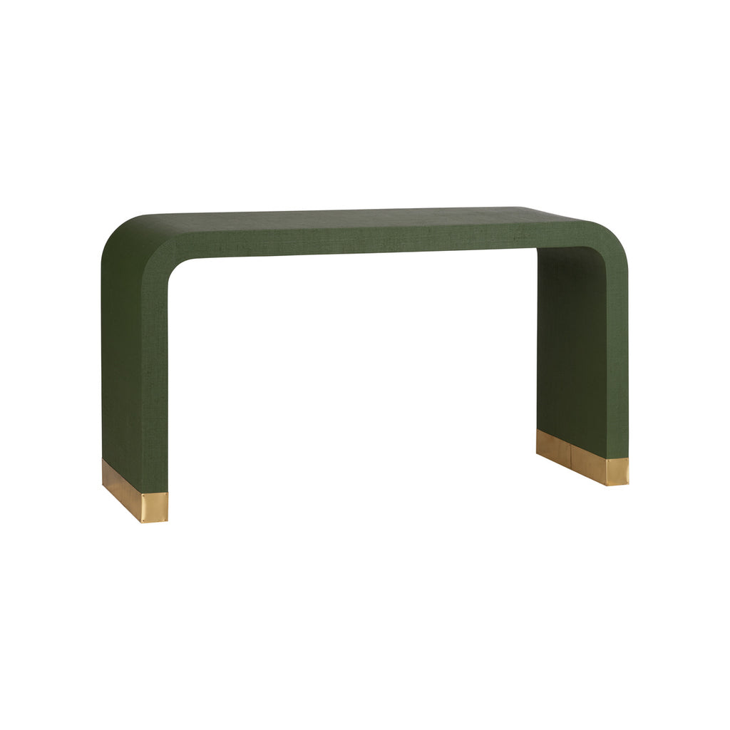 Waterfall Console in Green - Noble Designs
