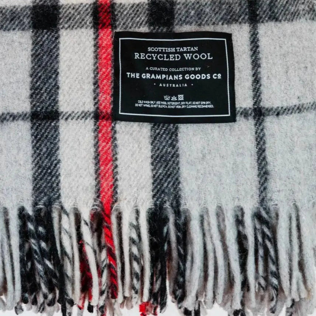 Recycled Wool Heritage Tartan Blanket - Noble Designs