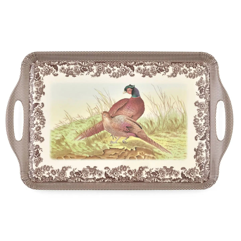 Woodland Large Melamine Handled Tray - Noble Designs