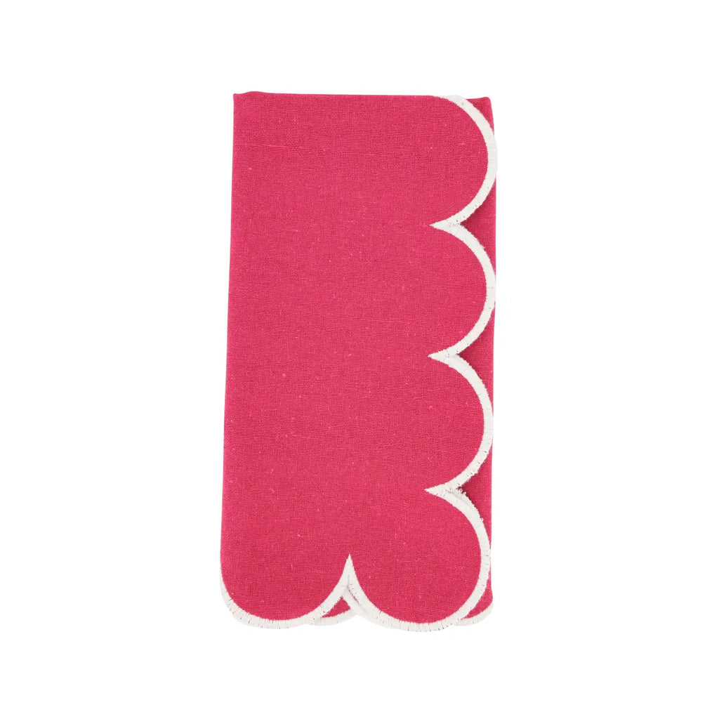 Scalloped Hem Napkin - Noble Designs