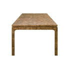 Adams Dark Burl Wood Dining Table