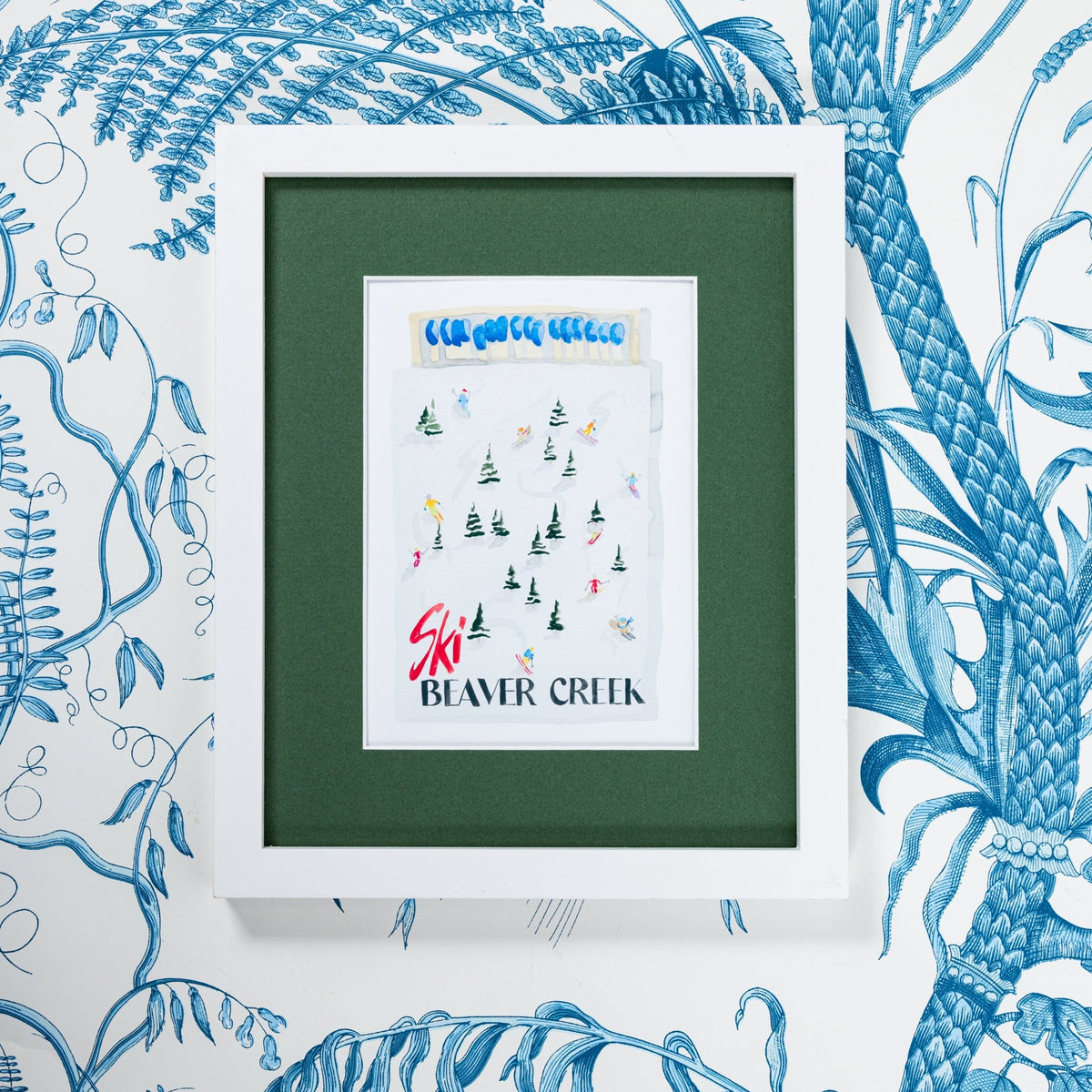 Beaver Creek Colorado Matchbook Art Print-Noble Designs