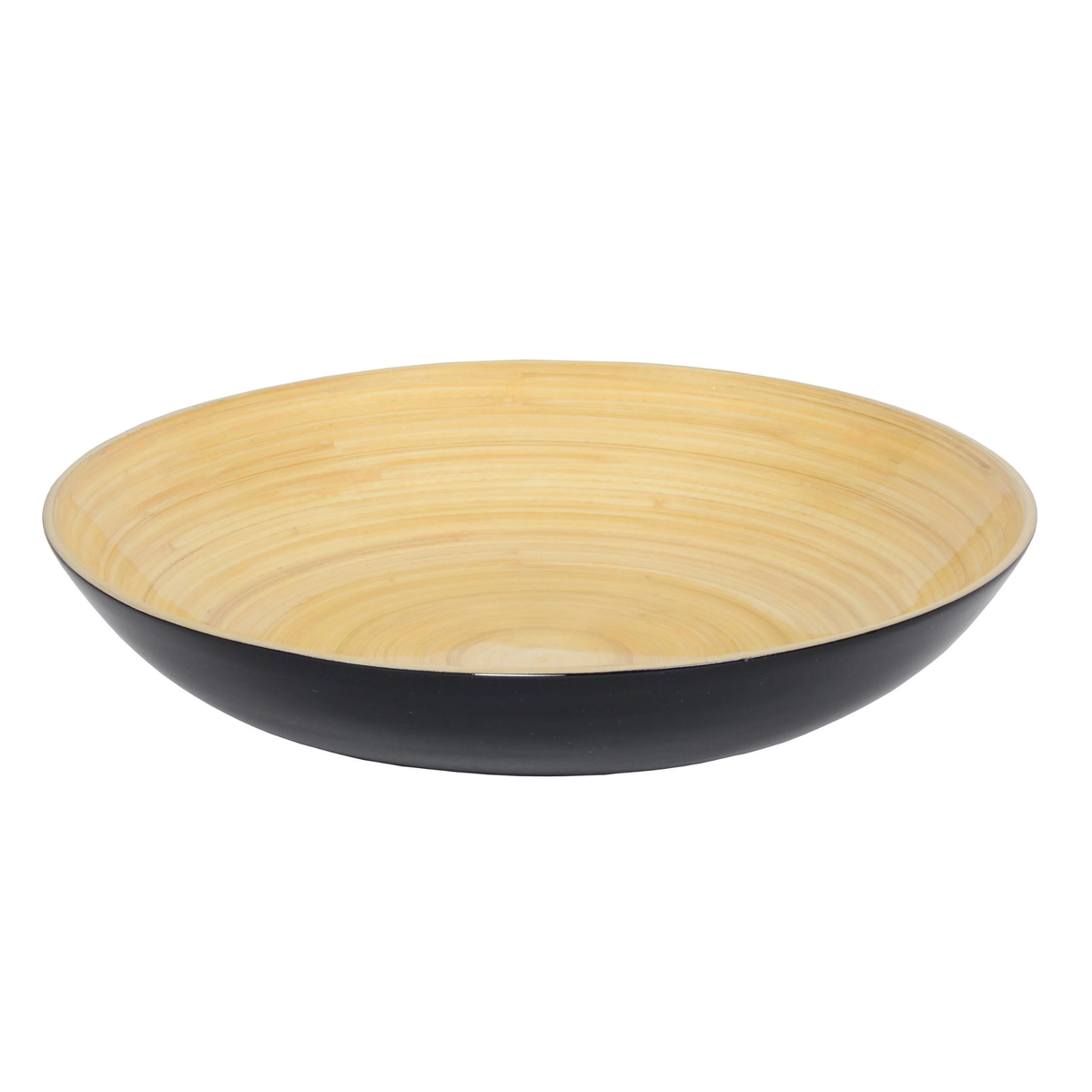 Black Bamboo Fruit Bowl - Noble Designs