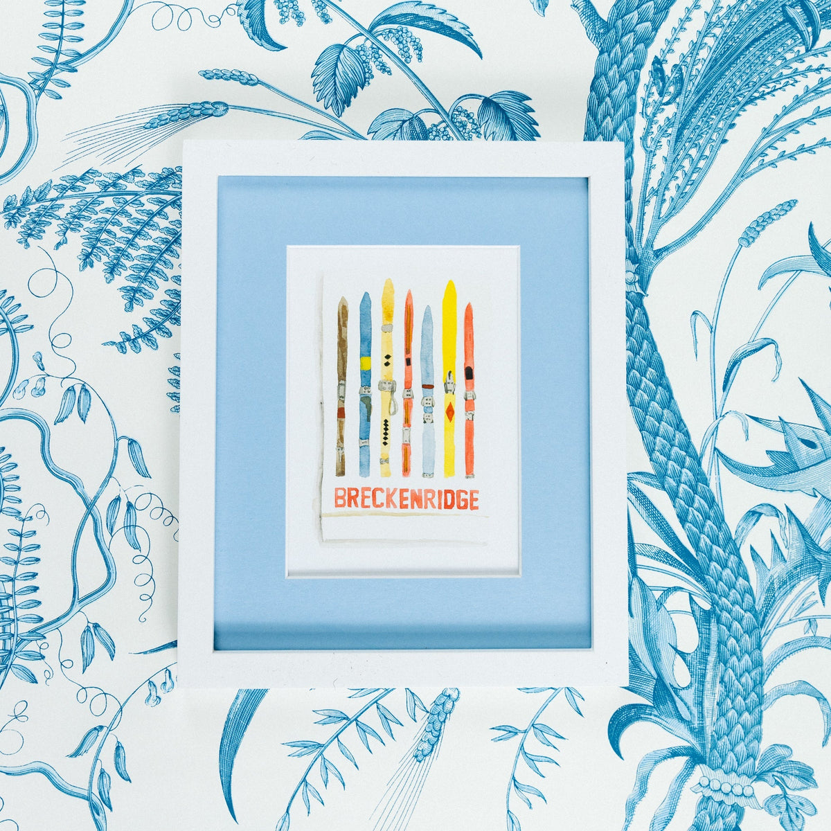 Breckenridge Matchbook Art Print-Noble Designs