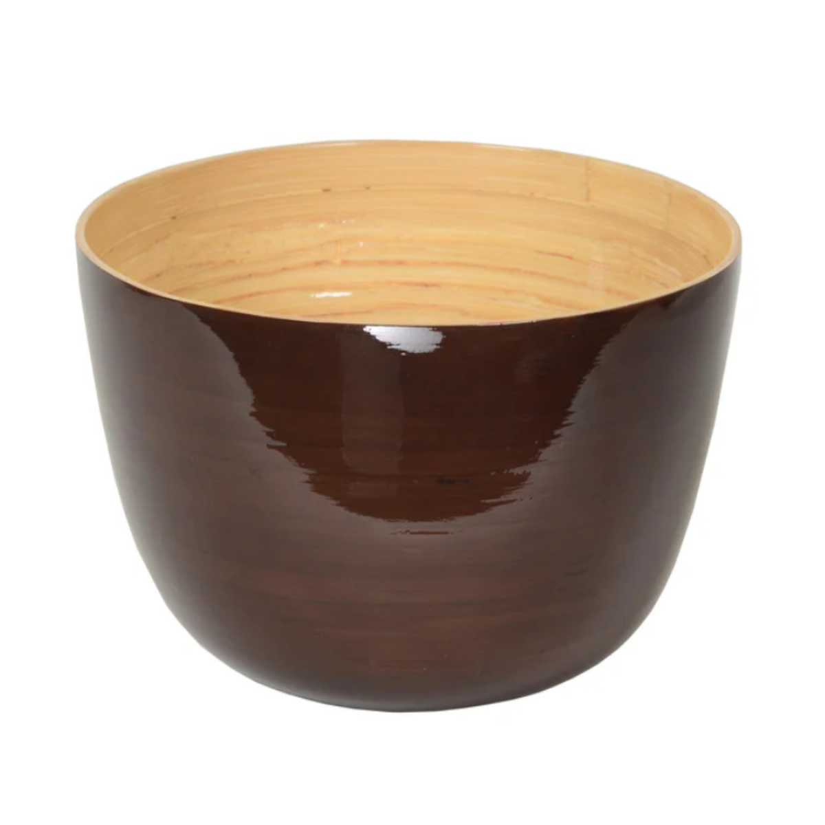 Brown Bamboo Mixing Bowl - Noble Designs