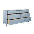 Carnegie Light Blue Seven Drawer Chest