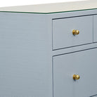 Carnegie Light Blue Seven Drawer Chest