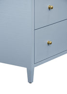 Carnegie Light Blue Seven Drawer Chest