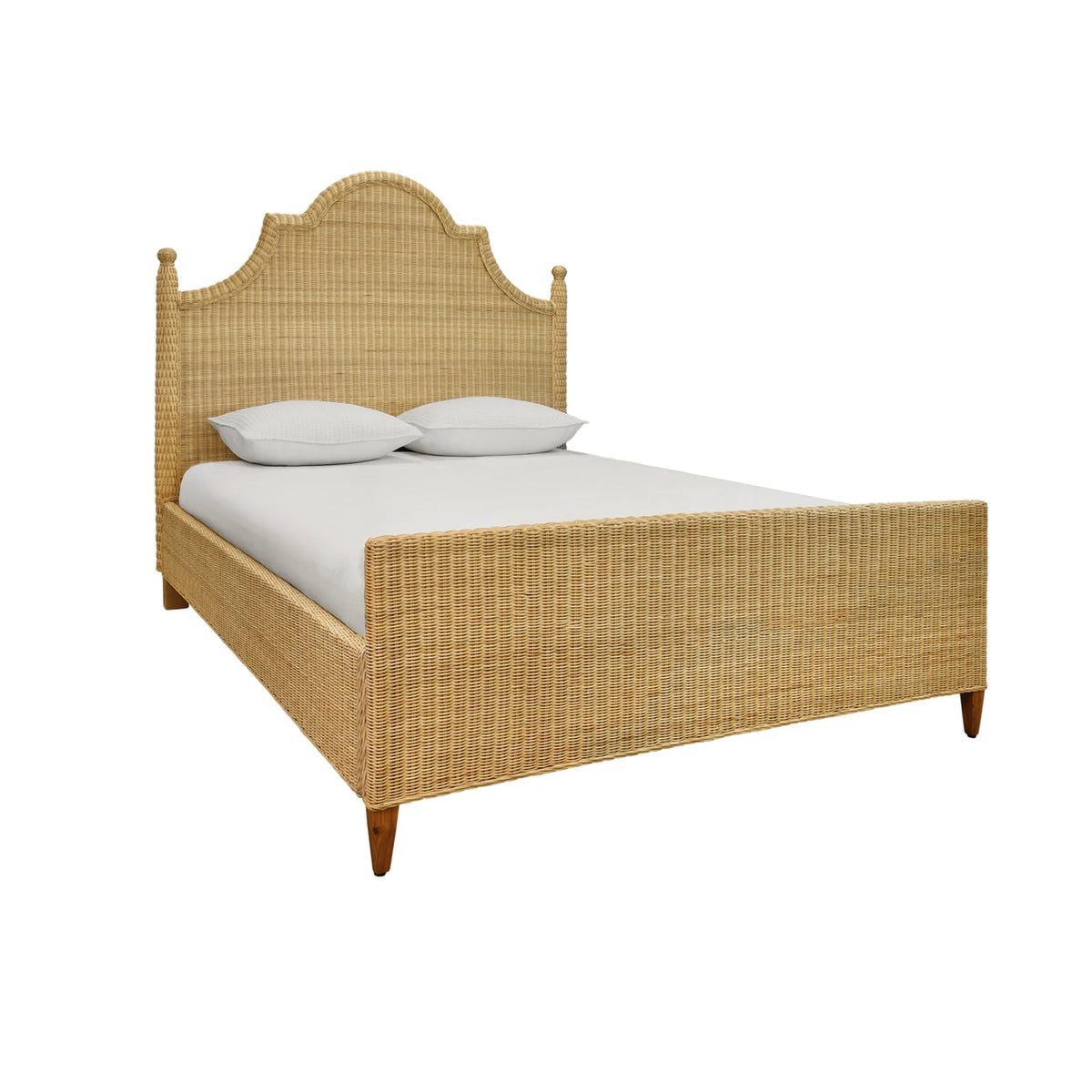 Chamberlain Rattan Bed Frame, Queen