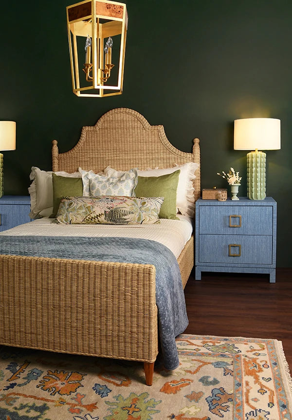 Chamberlain Rattan Bed Frame, Queen