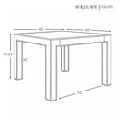 Collins Light Blue Square Game Table