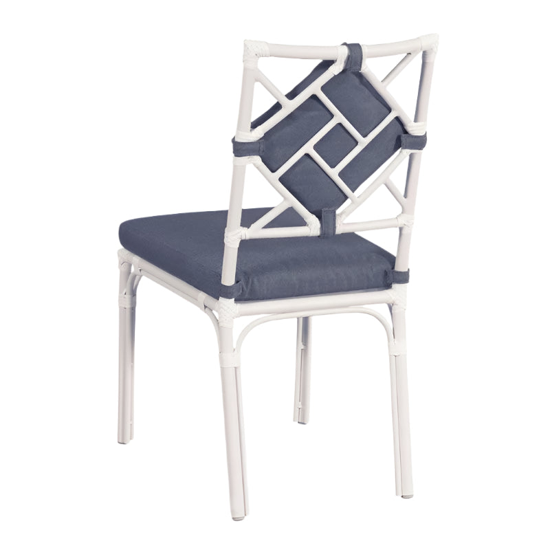 Carlyle Outdoor Dining Chair-White-Noble Designs2