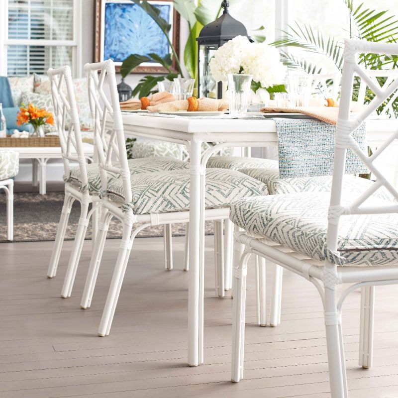 Carlyle Outdoor Dining Table-White-Noble Designs2