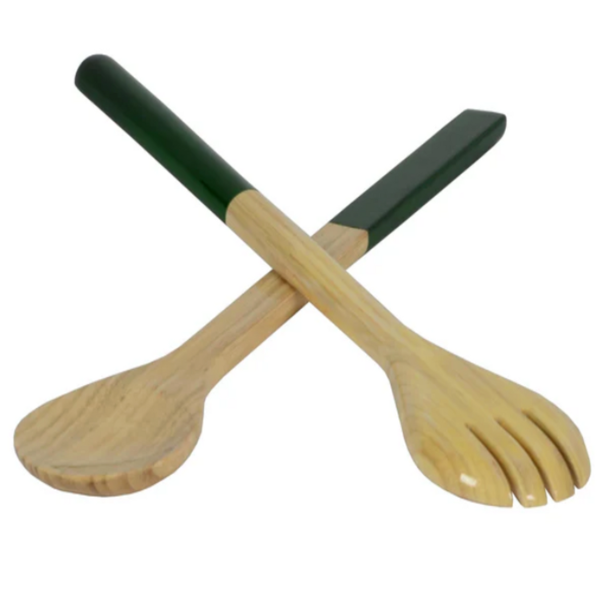 Dark Green Bamboo Server Set - Noble Designs