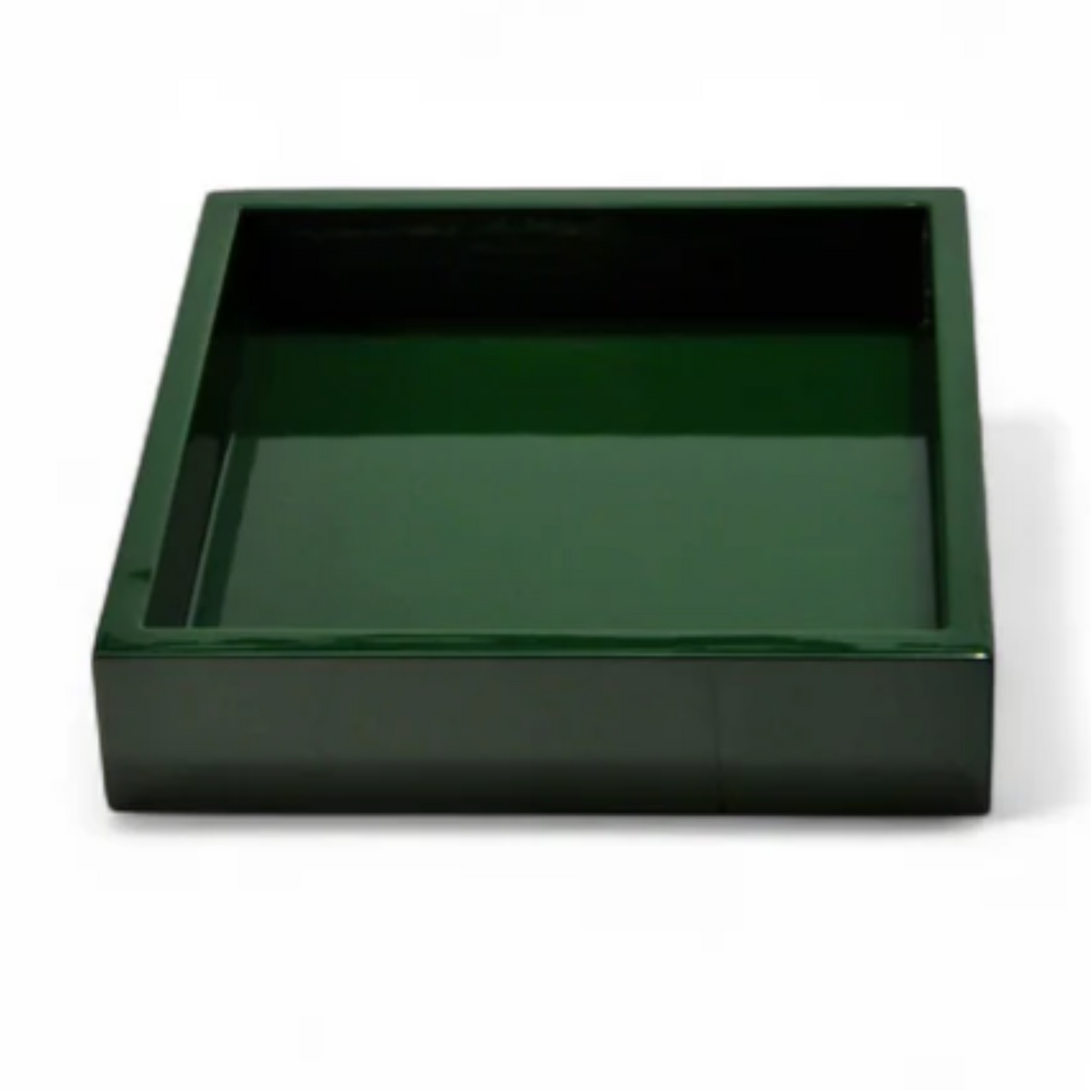 Dark Green Lacquered Napkin Tray - Noble Designs