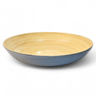 Dove Blue Bamboo Fruit Bowl - Noble Designs