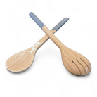 Dove Blue Bamboo Server Set - Noble Designs