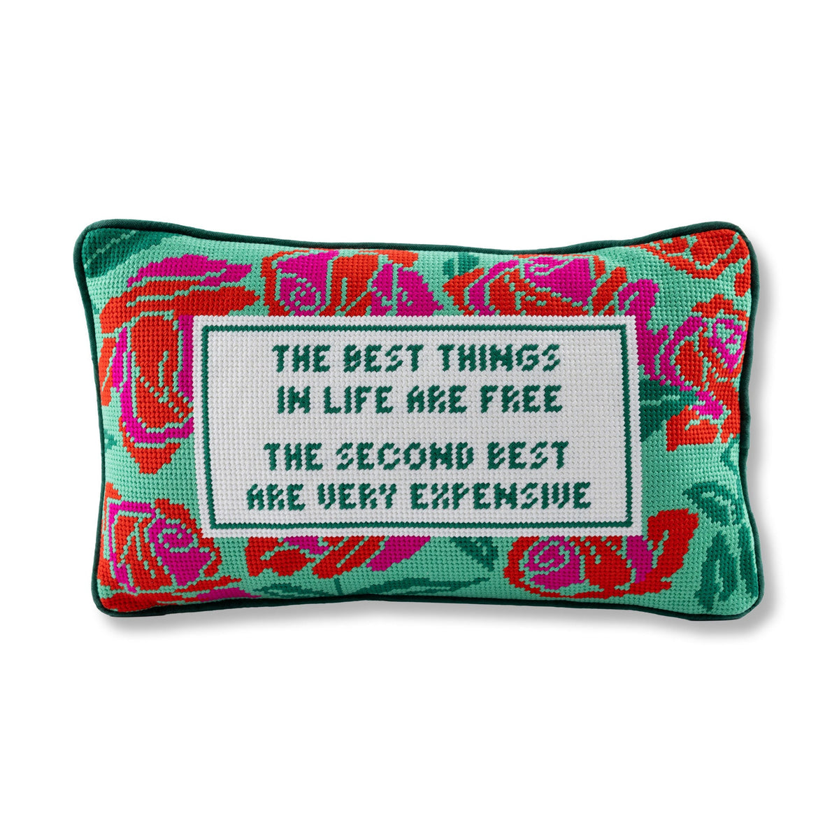 Expensive Needlepoint Pillow-Noble Designs