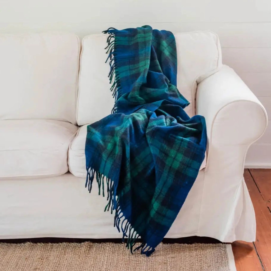 Recycled Wool Heritage Tartan Blanket - Noble Designs