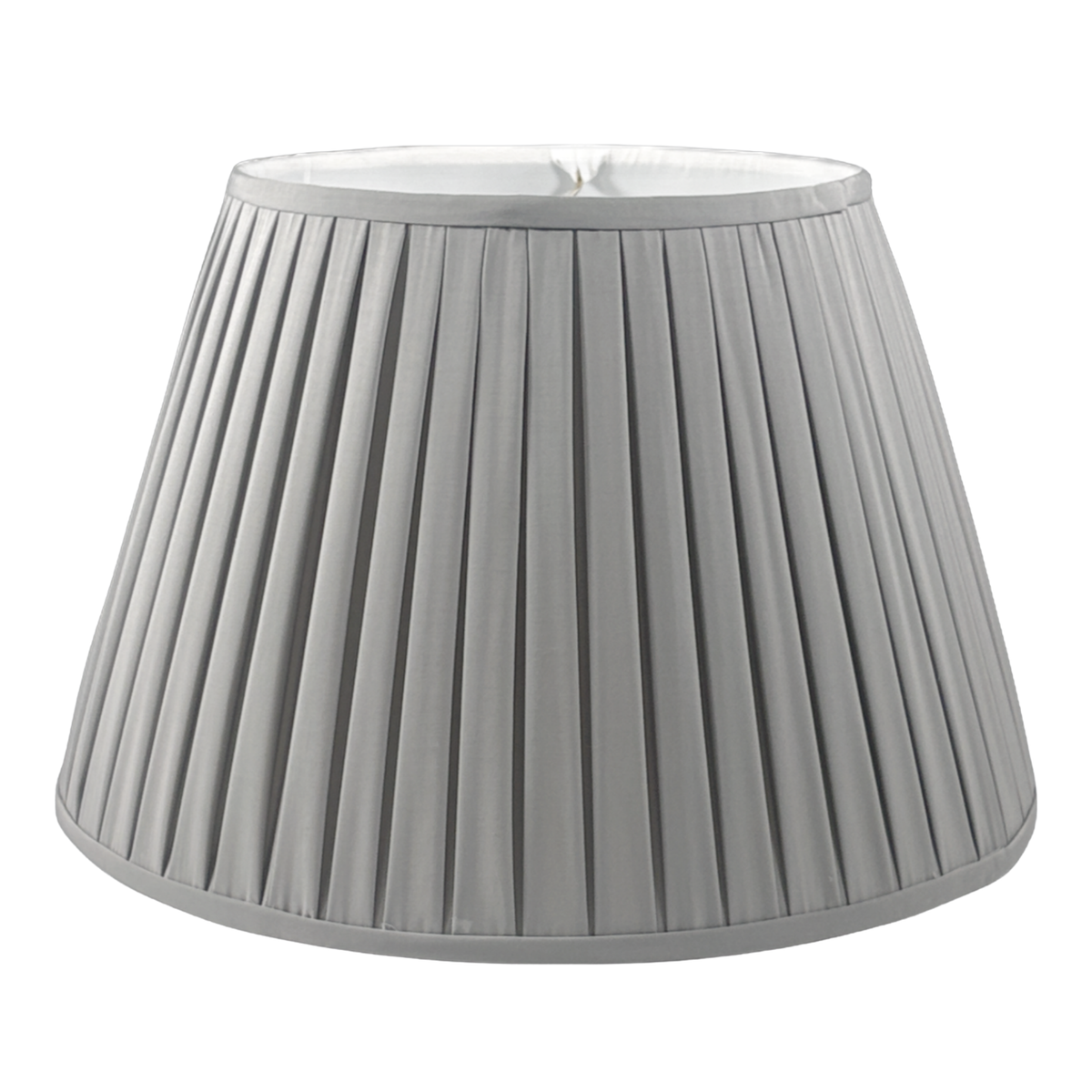 Fog Blue Box Pleated Lampshade-Noble Designs
