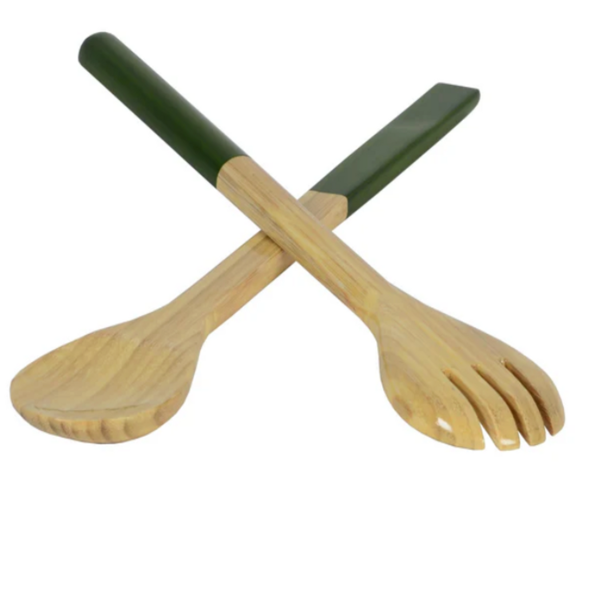 Grass Green Bamboo Server Set - Noble Designs