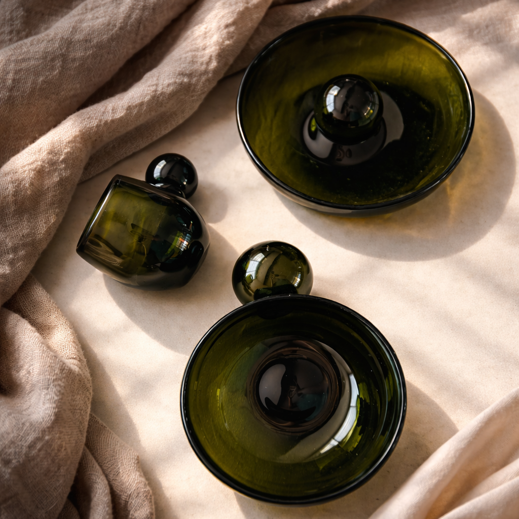 Tezon Green Bowl - Noble Designs