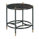 Grier Side Table-Black Marble-Noble Designs1
