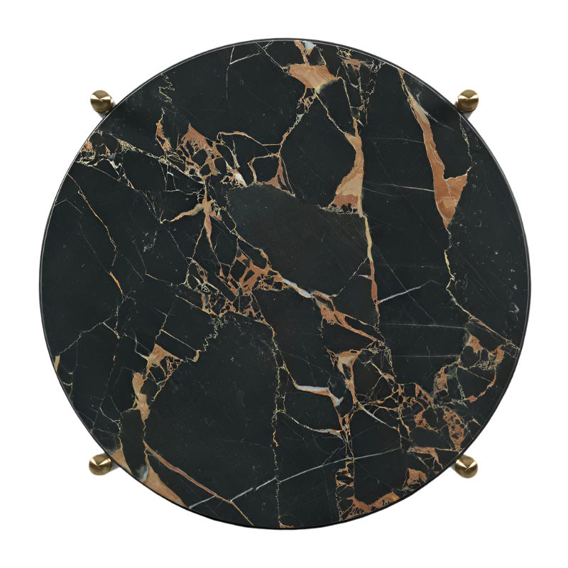 Grier Side Table-Black Marble-Noble Designs2