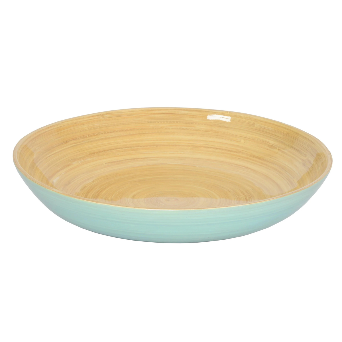 Ice Blue Bamboo Fruit Bowl - Noble Designs