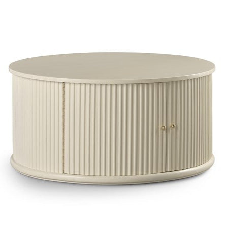 Hollyhock Drum Coffee Table - Noble Designs