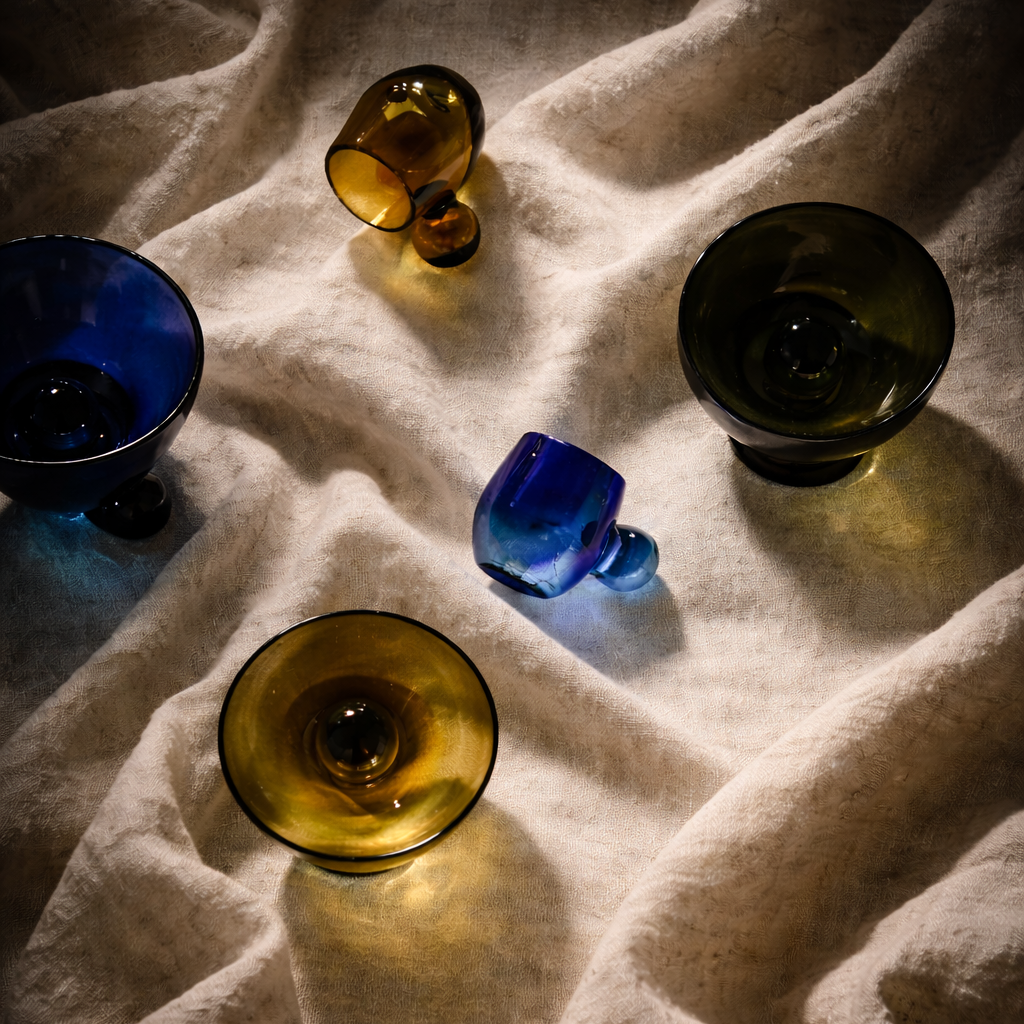 Tres Palos Amber Bowl - Noble Designs