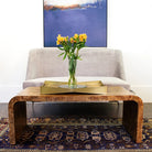 Newbury Dark Burl Wood Cocktail Table