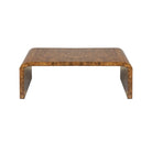 Newbury Dark Burl Wood Cocktail Table