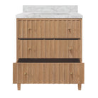 Olivia Cerused Oak Bath Vanity in Cerused Oak - view 4